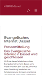 Mobile Screenshot of evangelisches-internat.de