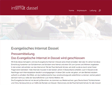 Tablet Screenshot of evangelisches-internat.de